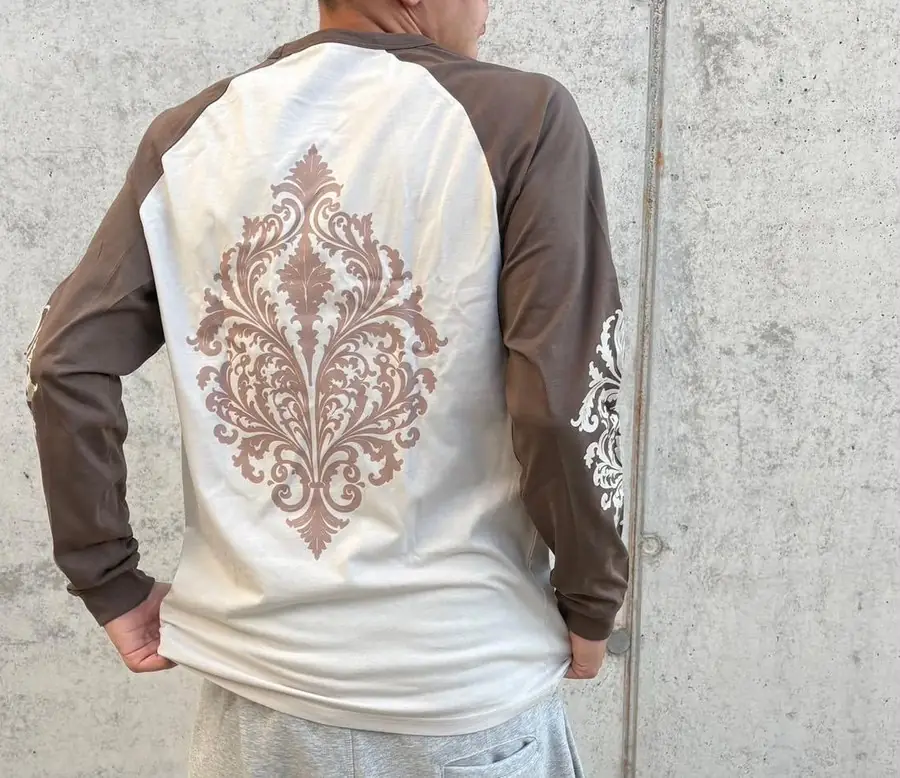 4SPECIAL White/Beige longsleeve, back