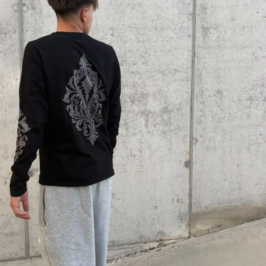 4SPECIAL Black longsleeve, back